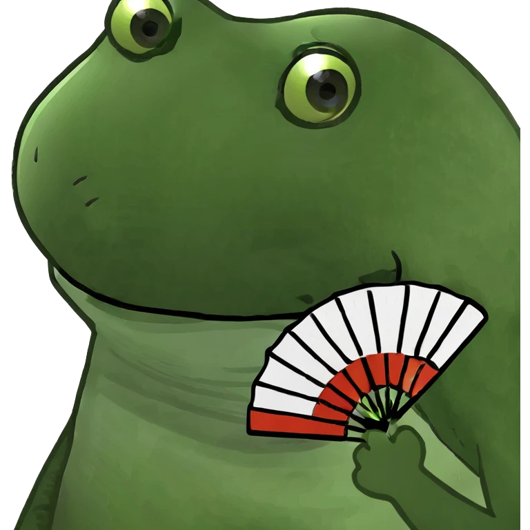 Japanese fan  emoji