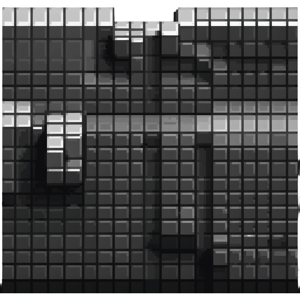 3D geometric cube blocks in different colors emoji