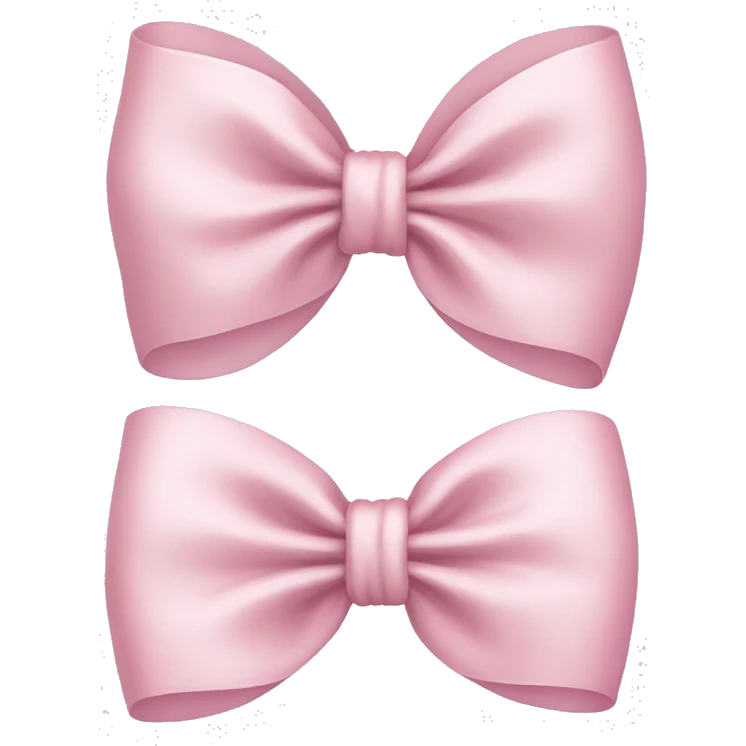 Light pink bow  emoji
