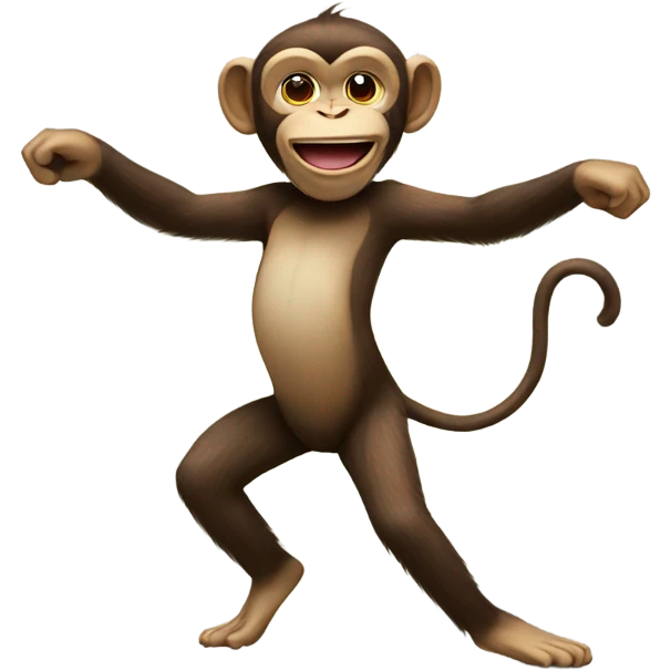 Dancing monkey emoji