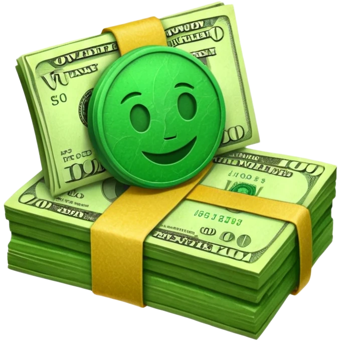 money monet with VU VM written on top emoji