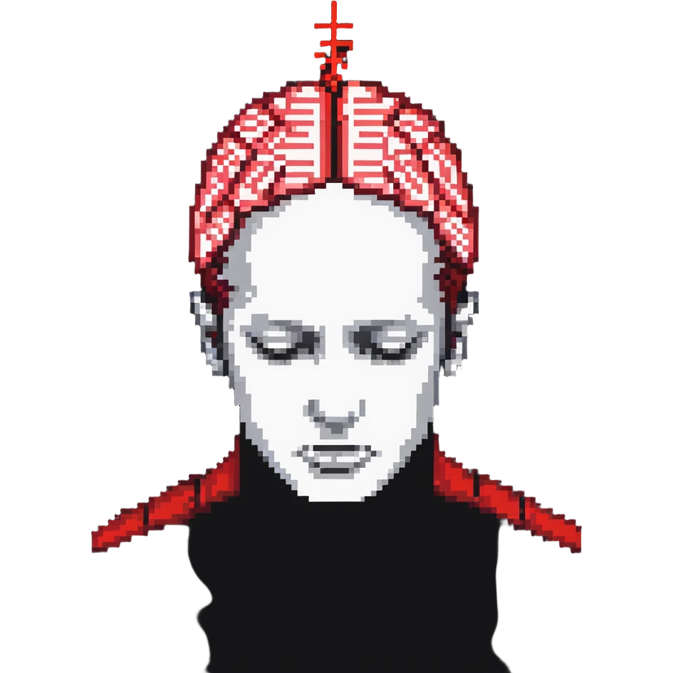 person with a headache, red zigzag lines above head emoji