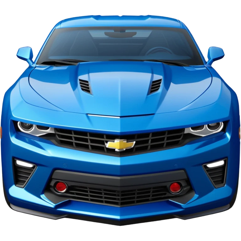 A Blue Chevy camero 2017 with no background emoji