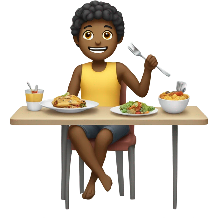 Eating  emoji