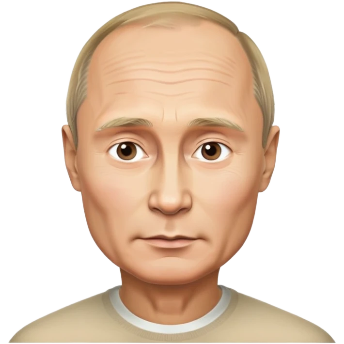 Vladimir Putin face emoji