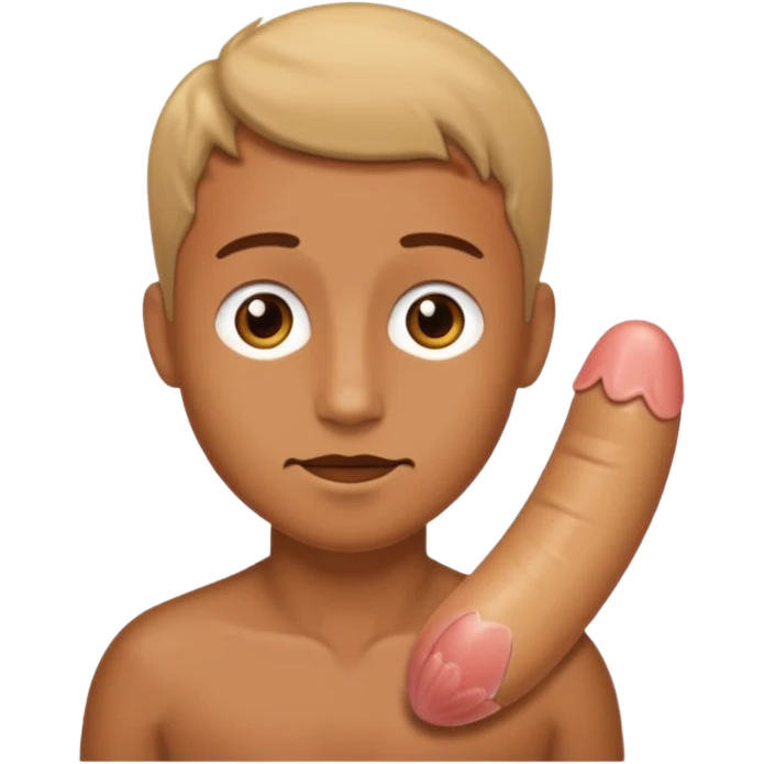 Uncut Mexican penis emoji
