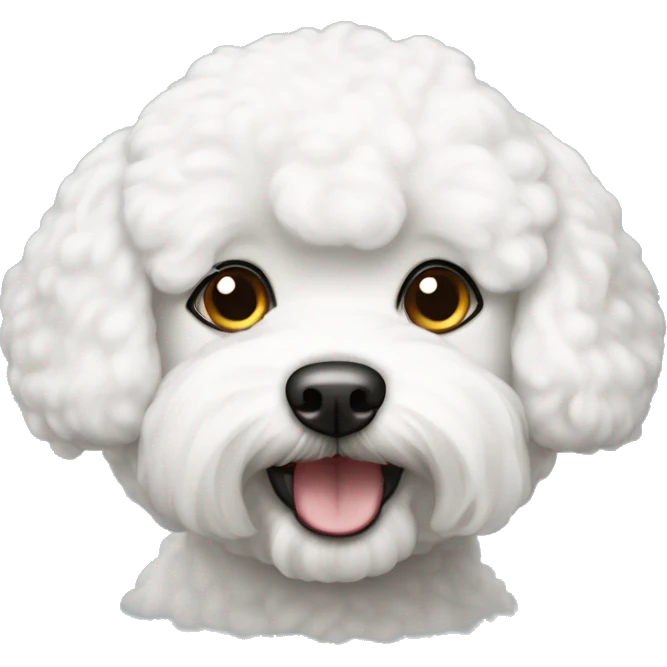 Bichon frise dog emoji
