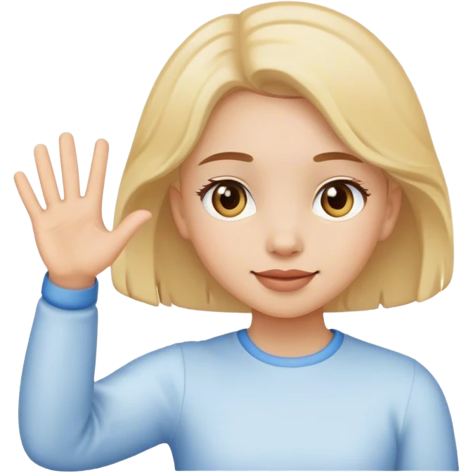 girl bye emoji