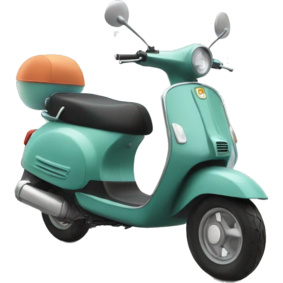 scooter on the beach emoji