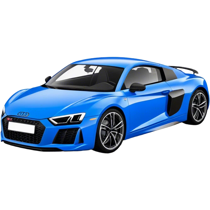 Audi R8 - Audi (Model Year: 2022)(Iconic Blue and Black) emoji