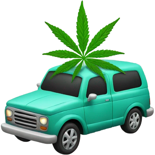 marijuana car emoji