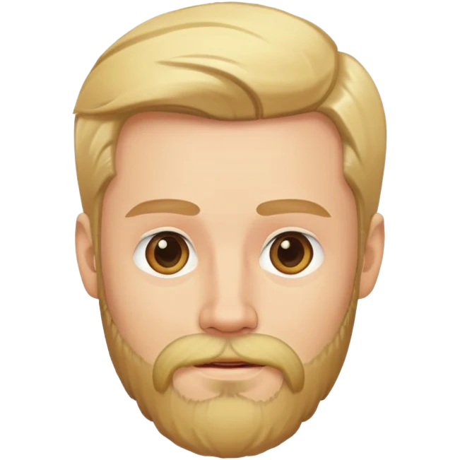 Blond men with beard emoji