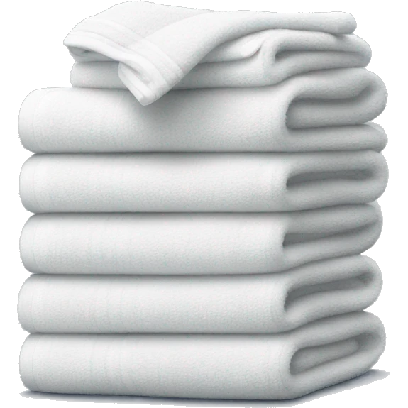 Soft towel stacked emoji