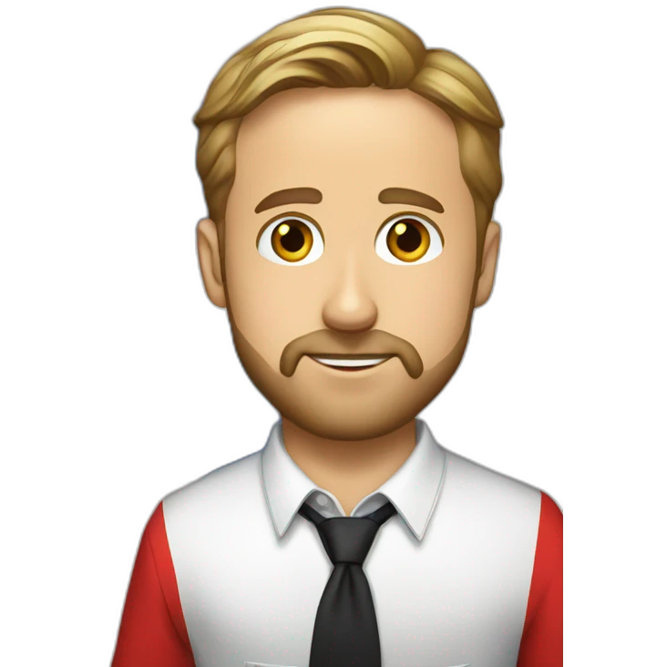 Ryan Gosling on Russian flag emoji