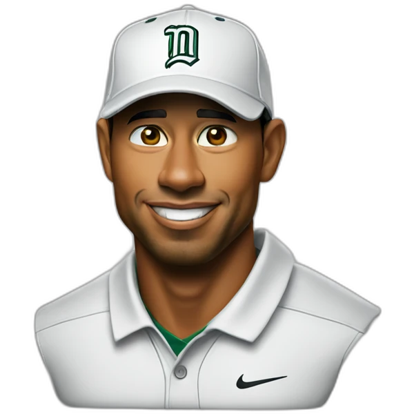 tiger-woods-with-cap emoji