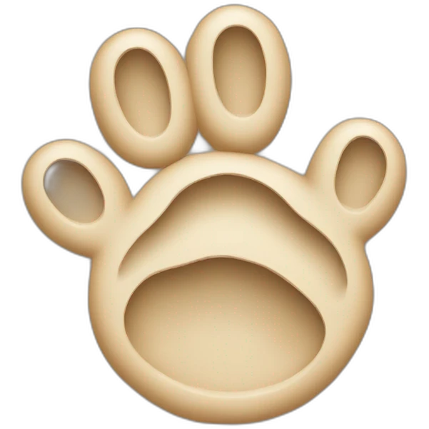 dog footprint emoji