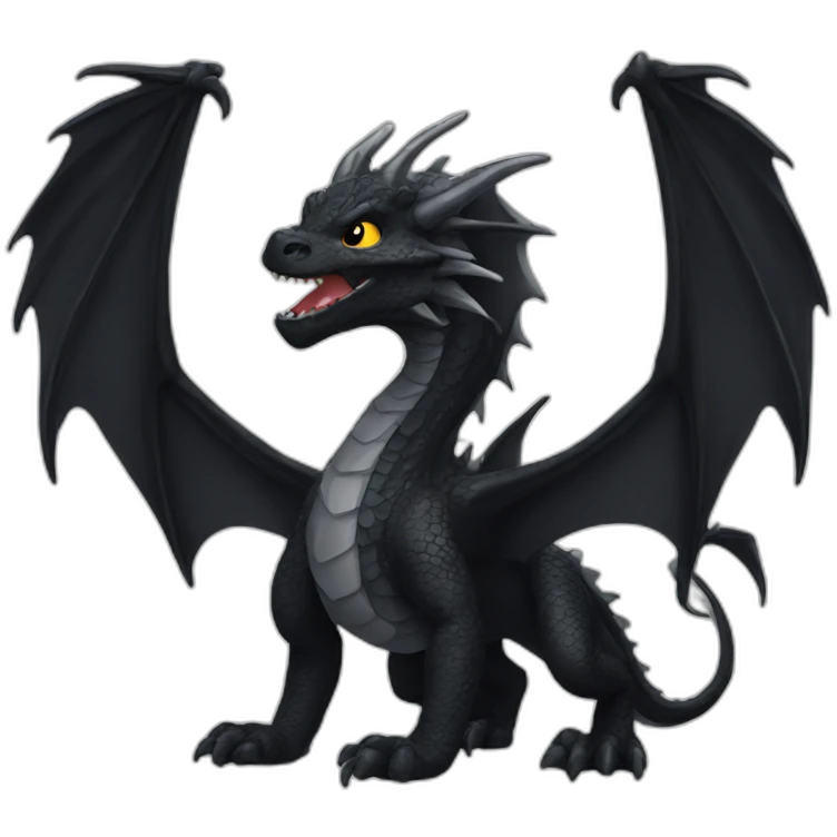 Black dragon emoji