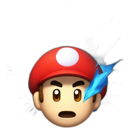 exploding head mario emoji