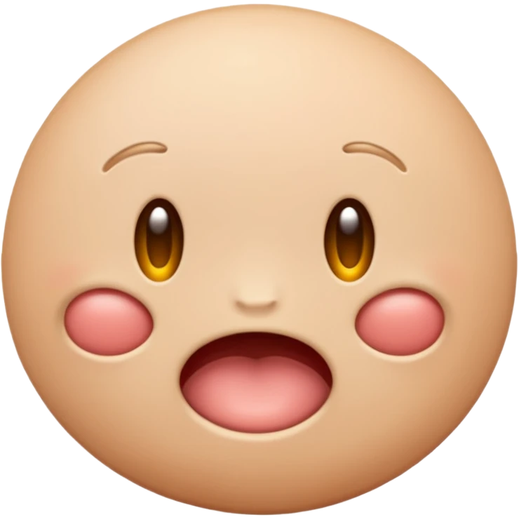 Emoji with a buthole emoji