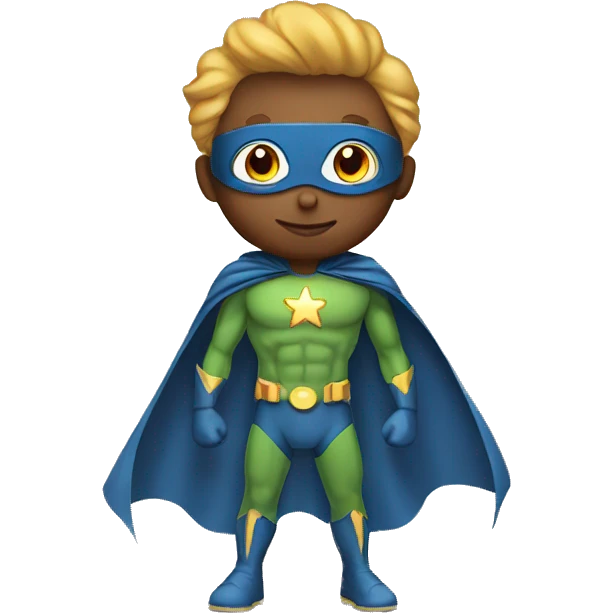 Super parent superhero emoji