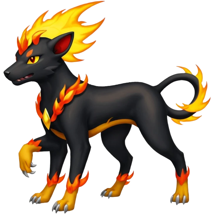 Houndoom-Luxray-fusion (full body) emoji