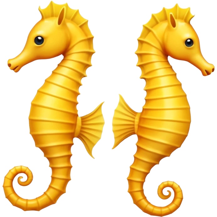 Yellow Seahorse  emoji