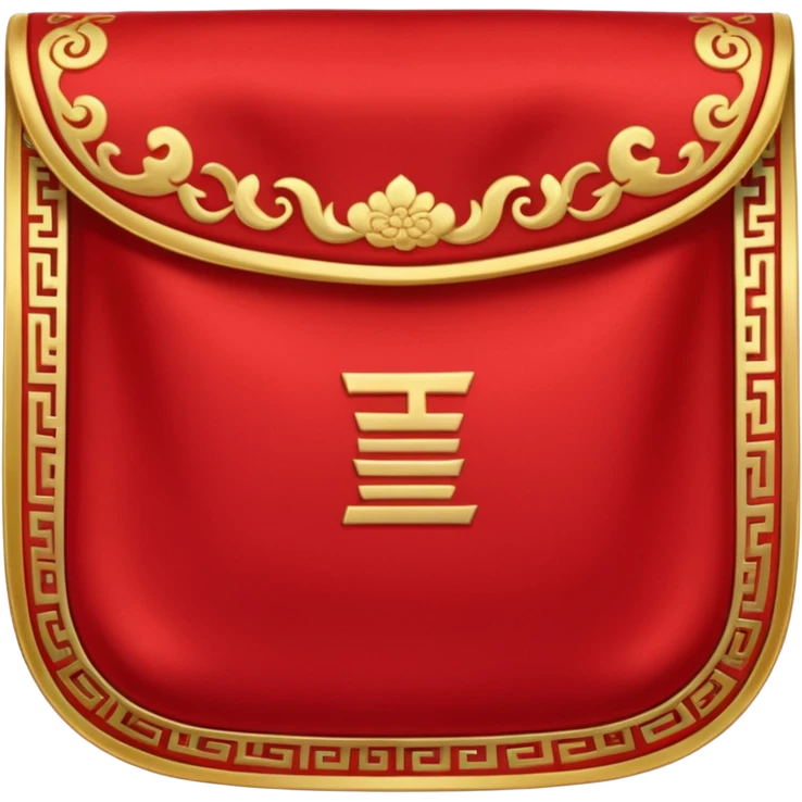 福 a red pocket with Chinese characters on it emoji