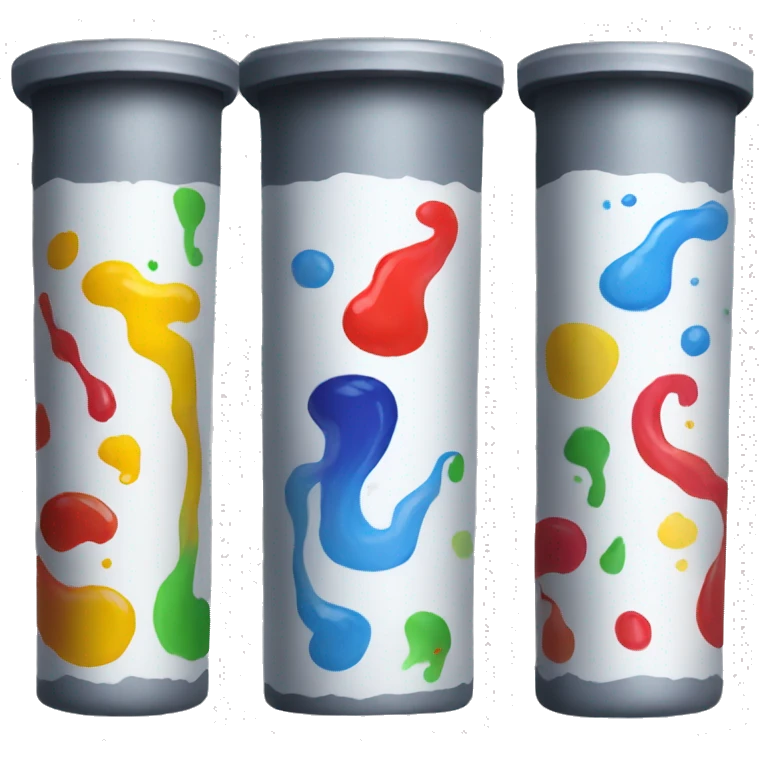 gouache paint tube emoji