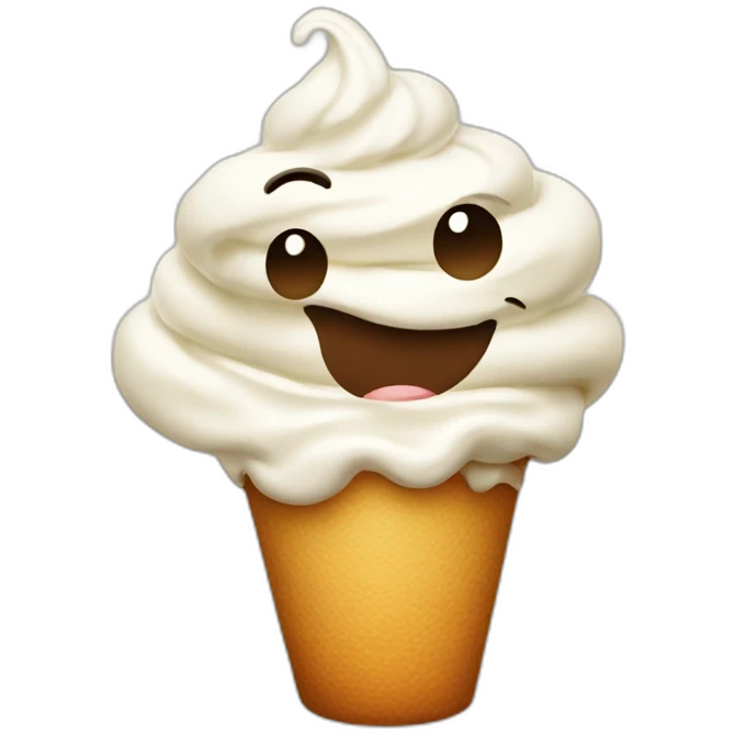 Whipped cream emoji