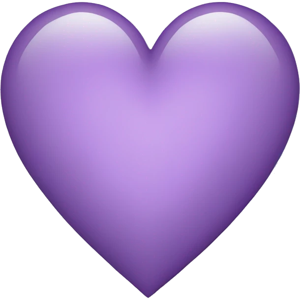 Light purple heart emoji