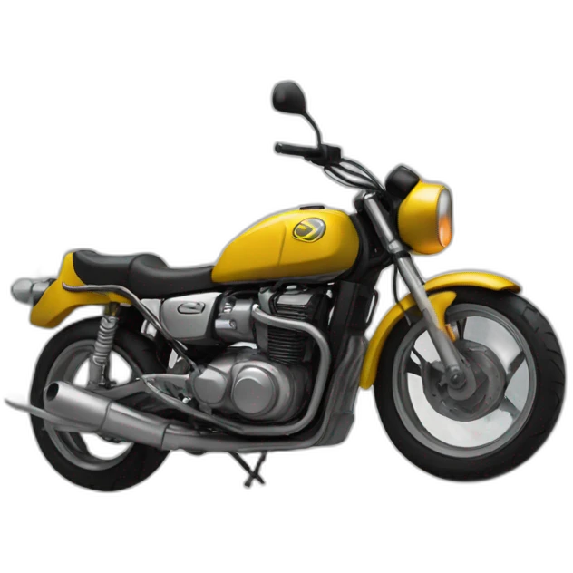 Motobike to the moon emoji