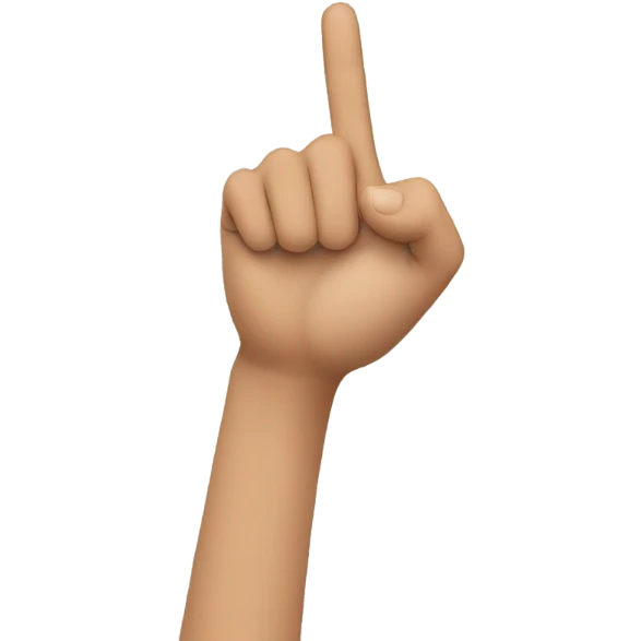 back of hand, finger pointing,  emoji