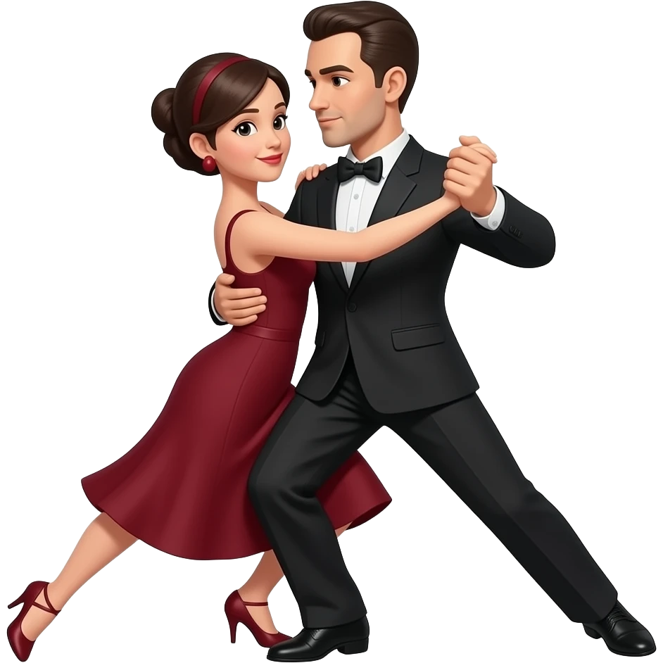 dos personas bailando tango emoji
