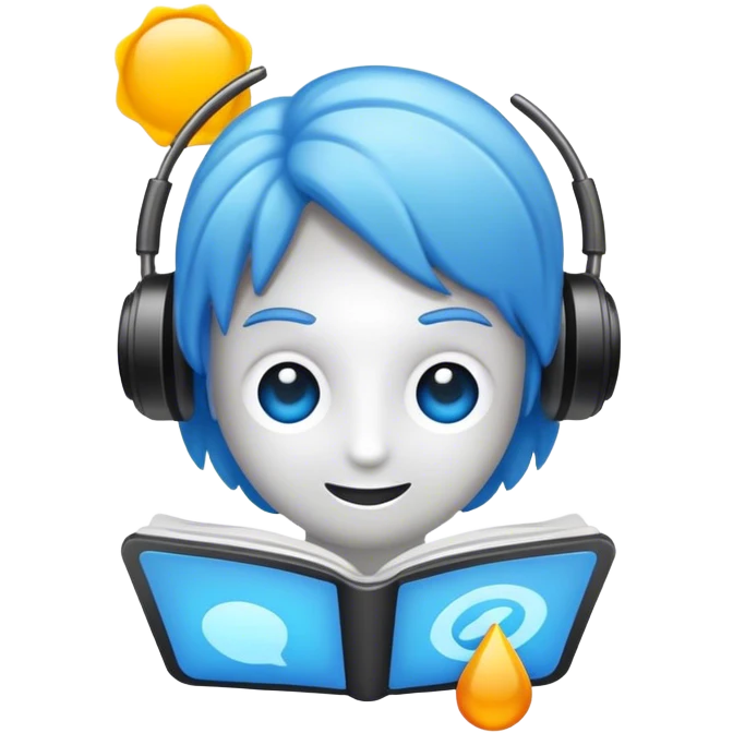 logo para una aplicación que se llama "Net Genius" usa el nombre de la aplicación para crear el logo emoji