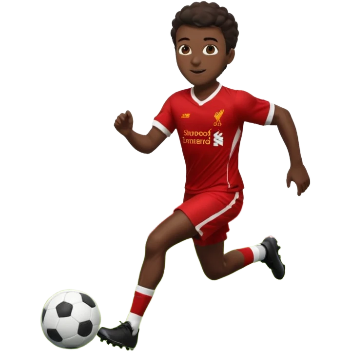 A Liverpool soccer player no salah emoji