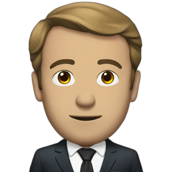 Macron fume emoji