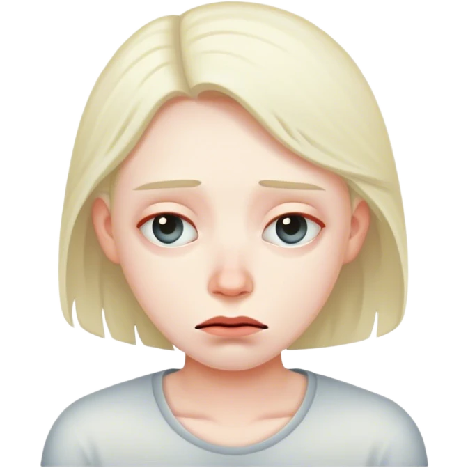 Fed up and tired emoji