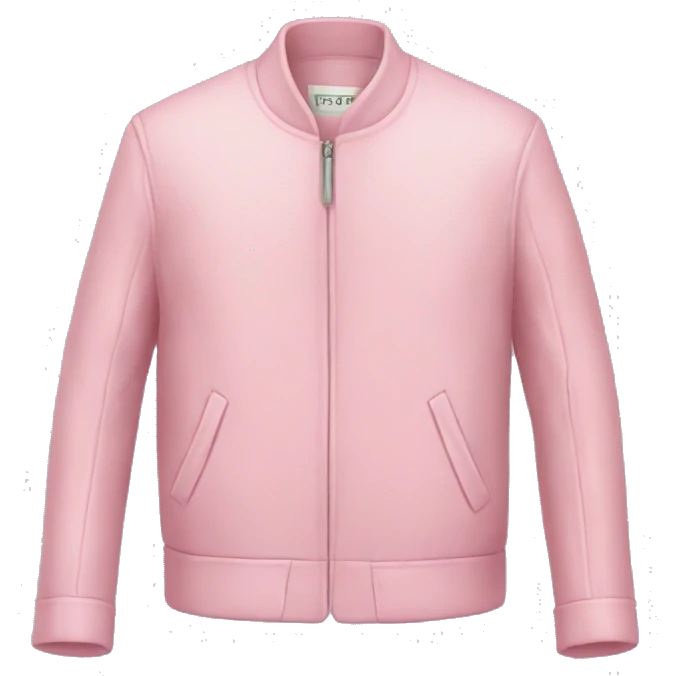 pastel pink jacket emoji
