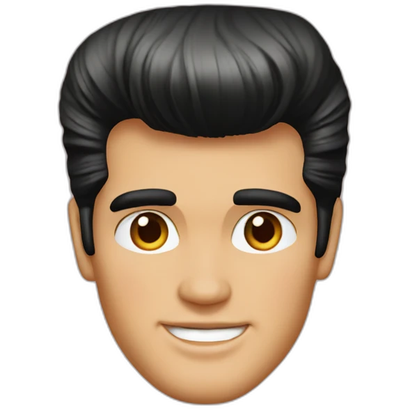 Elvis Presley in the 50s emoji