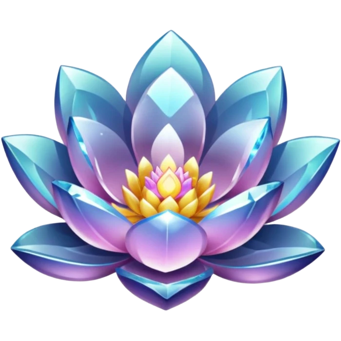 crystal lotus emoji