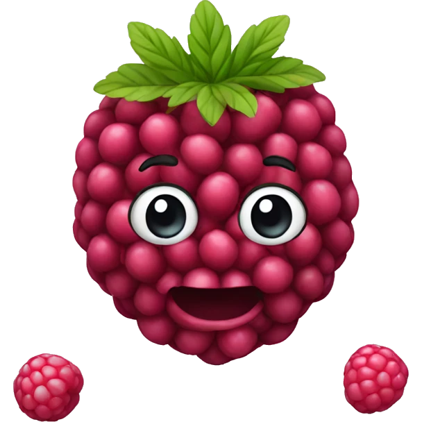Raspberry emoji