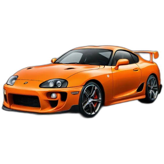 supra orange car emoji
