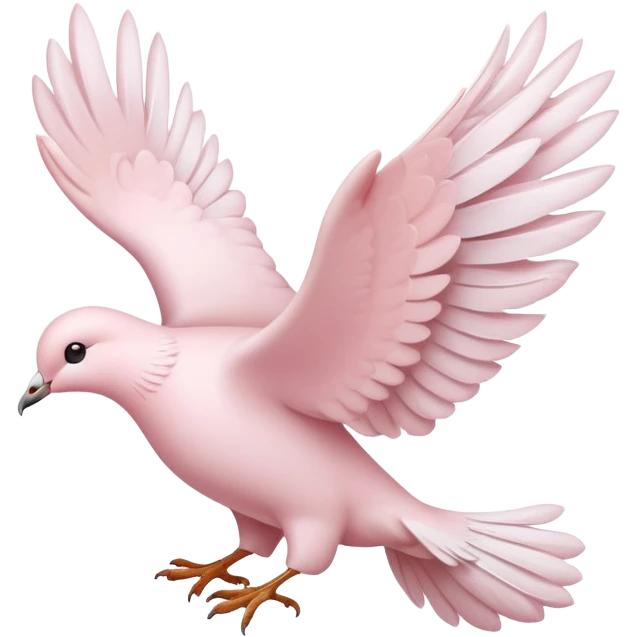 light pink dove emoji emoji