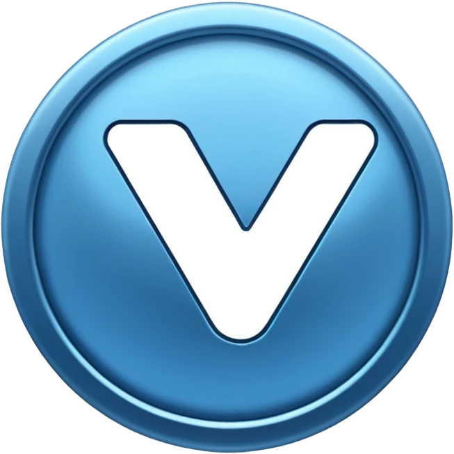 Blue verified button emoji