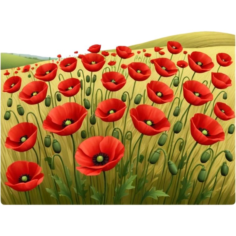 کله گیاه خشخاش emoji