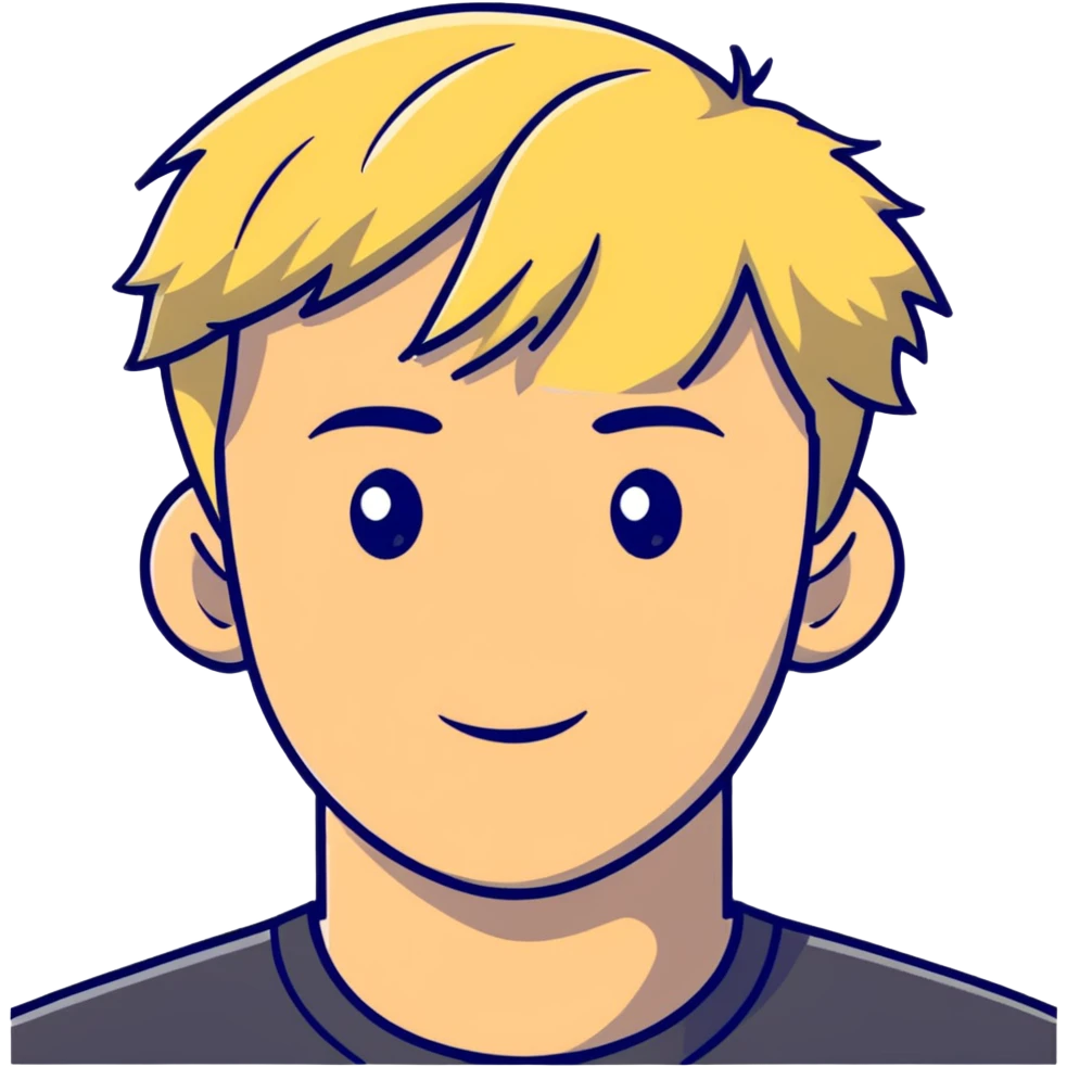 man with blonde hair emoji