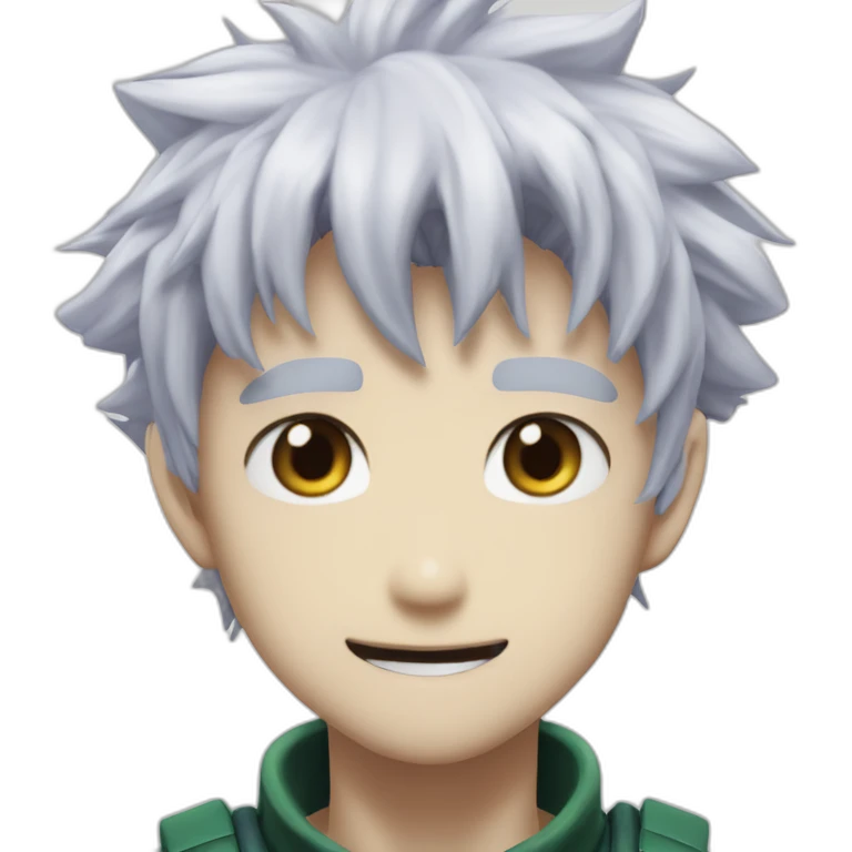 make me killua zoldick from hunter x hunter emoji