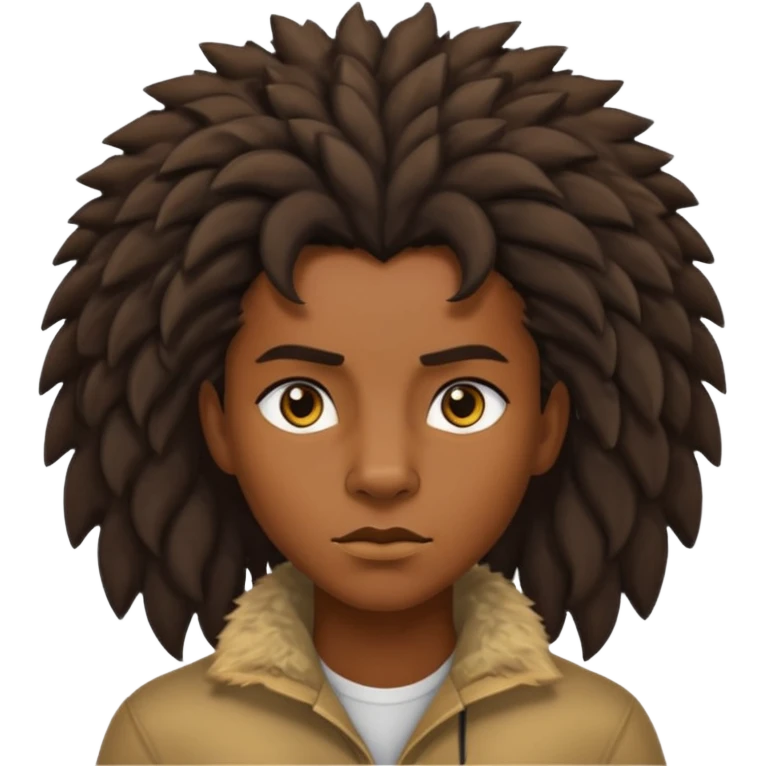 Leon africano loco emoji