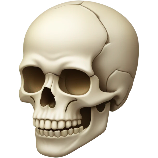 Short skull emoji