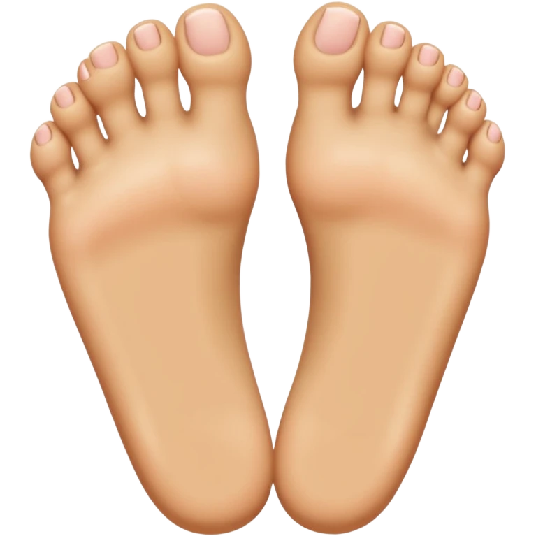 a foot with all toes curled but not the middle one emoji